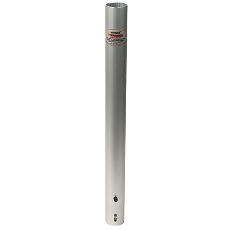 SwivlEze 2380271 238 Series Fixed Post - Pro Pole, Anodized Aluminum, 27"", Bulk -  SWIVL-EZE, 238027-1